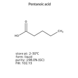 Pentanoic Acid, Sigma-Aldrich 100 mL | Buy Online | Sigma Aldrich | Fisher Scientific