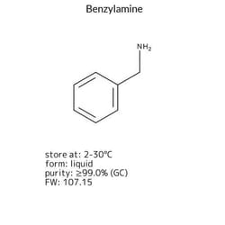 Benzylamine, Sigma-Aldrich 100 mL | Buy Online | Sigma Aldrich | Fisher Scientific