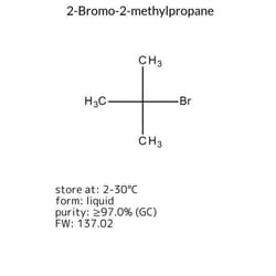 2-Bromo-2-methylpropane, Sigma-Aldrich 1 L | Buy Online | Sigma Aldrich | Fisher Scientific