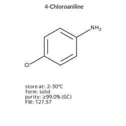 4-Chloroaniline, Sigma-Aldrich 100 g | Buy Online | Sigma Aldrich | Fisher Scientific