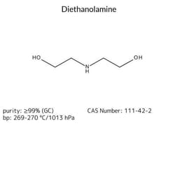 Diethanolamine, Sigma-Aldrich 1 L | Buy Online | Sigma Aldrich | Fisher Scientific
