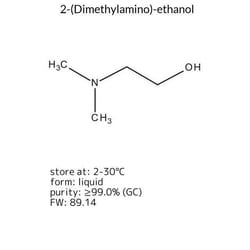 2-(Dimethylamino)-ethanol, Sigma-Aldrich 100 mL | Buy Online | Sigma Aldrich | Fisher Scientific