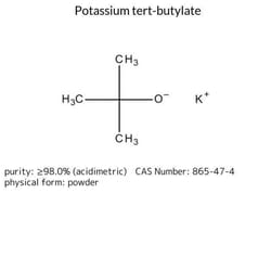 Potassium tert-Butylate, Sigma-Aldrich 250 g | Buy Online | Sigma Aldrich | Fisher Scientific