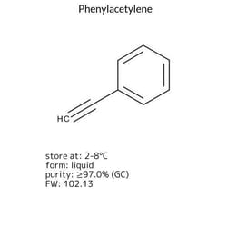 Phenylacetylene, Sigma-Aldrich 100 mL | Buy Online | Sigma Aldrich | Fisher Scientific