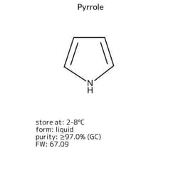 Pyrrole, Sigma-Aldrich 25 mL | Buy Online | Sigma Aldrich | Fisher Scientific