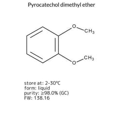 Pyrocatechol Dimethyl Ether, Sigma-Aldrich 1 L | Buy Online | Sigma Aldrich | Fisher Scientific