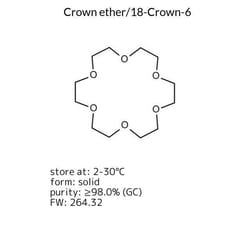 Crown ether/18-Crown-6, Sigma-Aldrich 5 g | Buy Online | Sigma Aldrich | Fisher Scientific