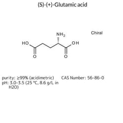 (S)-(+)-Glutamic Acid, Sigma-Aldrich 100 g | Buy Online | Sigma Aldrich | Fisher Scientific