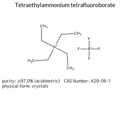 Tetraethylammonium Tetrafluoroborate, Sigma-Aldrich 25 g | Buy Online | Sigma Aldrich | Fisher Scientific