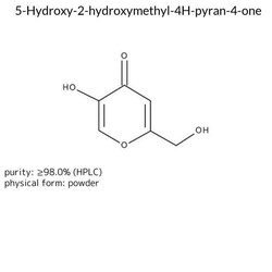 5-Hydroxy-2-hydroxymethyl-4H-pyran-4-one, Sigma-Aldrich 10 g | Buy Online | Sigma Aldrich | Fisher Scientific