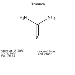 Thiourea, Sigma-Aldrich 500 g | Buy Online | Sigma Aldrich | Fisher Scientific