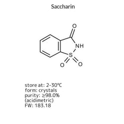 Saccharin, Sigma-Aldrich 1 kg | Buy Online | Sigma Aldrich | Fisher Scientific