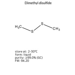 Dimethyl Disulfide, Sigma-Aldrich 1 L | Buy Online | Sigma Aldrich | Fisher Scientific