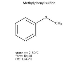 Methyl Phenyl Sulfide, Sigma-Aldrich 100 mL | Buy Online | Sigma Aldrich | Fisher Scientific