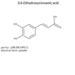 3,4-Dihydroxycinnamic Acid, Sigma-Aldrich 10 g | Buy Online | Sigma Aldrich | Fisher Scientific