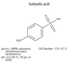 Sulfanilic Acid, Sigma-Aldrich 100 g | Buy Online | Sigma Aldrich | Fisher Scientific