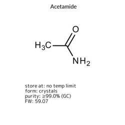 Acetamide, Sigma-Aldrich 100 g | Buy Online | Sigma Aldrich | Fisher Scientific
