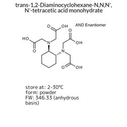 trans-1,2-Diaminocyclohexane-N,N,N′,N′-tetracetic Acid Monohydrate, Sigma-Aldrich 25 g | Buy Online | Sigma Aldrich | Fisher Scientific
