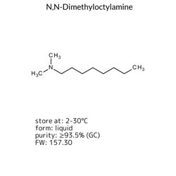 N,N-Dimethyloctylamine, Sigma-Aldrich 25 mL | Buy Online | Sigma Aldrich | Fisher Scientific