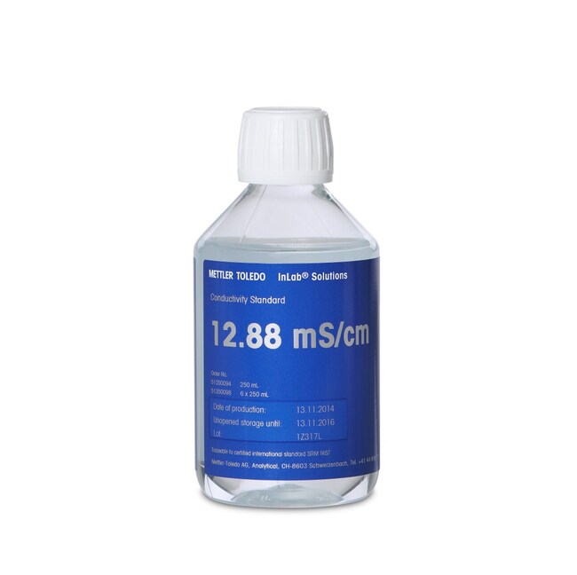 Conductivity Standards For METTLER TOLEDO Conductivity Probes METTLER Conductivity Standards For METTLER TOLEDO Conductivity Probes METTLER