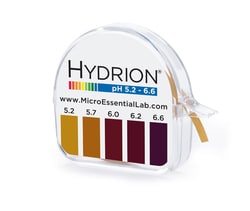 Micro Essential Lab Hydrion™ Single Roll Dispenser - pH 5.2 to 6.6