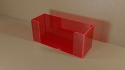 Mitchell Plastics Top Loading Acrylic Glove Box Holder