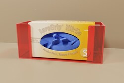 Mitchell Plastics Top Loading Acrylic Glove Box Holder
