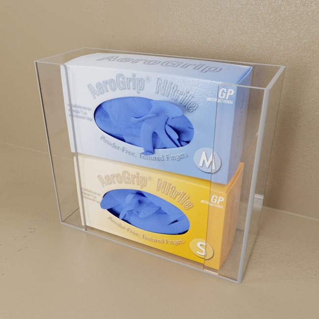 Mitchell PlasticsTopLoading Clear Acrylic Glove Box Holders Top load