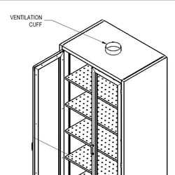 Mopec Ventilation Vent Cuff