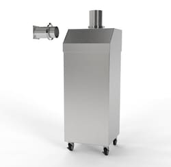 Mopec™ Ensemble Portable Vented Trash Can, Right