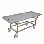 Mopec DA Series Autopsy Cart with Standard Stainless Steel Top