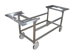 Mopec Saddle Autopsy Cart with Various Tray Sizes