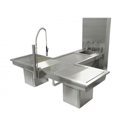 Mopec MK300 T-Shaped Down Draft Grossing Station Ventilation: Down draft