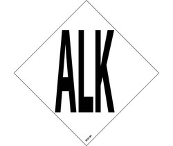 Fisherbrand NFPA Decals Message: Alkaline:Mailing and Shipping Products,