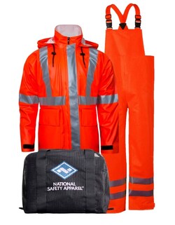 National Safety Apparel&trade;&nbsp;Arc H20&trade; FR Rainwear Kit, Type R Class 2