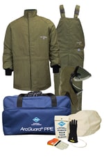 National Safety Apparel™ Enespro™ RevoLite™ 40 cal Arc Flash Kit with Lift Front Hood and Voltage Glove (11)