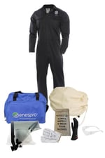National Safety Apparel™ Enespro™ ArcGuard™ 12 cal Coverall Arc Flash Kit with Voltage Gloves (09)