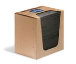New Pig Absorbent Mat Pads in Dispenser Box, Heavyweight