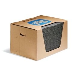 New Pig Absorbent Mat Pad in Dispenser Box