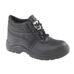 PSF Progressive Safety WORKTOUGH Black Leather D Ring Chukka Boot with Steel Midsole Black leather; D ring | Buy Online | PSF Progressive Safety&trade; | Fisher Scientific
