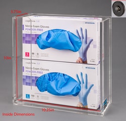 Poltex&nbsp;Horizontal Acrylic Glove Box Holder
