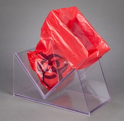 Poltex Tilted Biohazard Bag Box Tilted Biohazard Bag Box; Height (Metric):