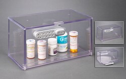 Poltex Locking Medication Box Locking Medication Box; Dimensions (L x W