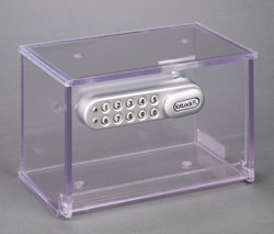 Poltex Locking Medication Box Locking Medication Box; Dimensions (L x W