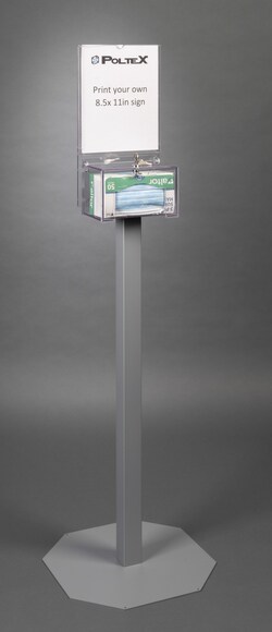 Poltex Locking Single Mask Box Holder:Personal Protective Equipment:Respiratory