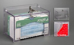 Poltex Locking Single Mask Box Holder:Personal Protective Equipment:Respiratory