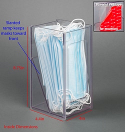 Poltex Bulk Earloop Mask Disp Mount:Personal Protective Equipment:Respiratory