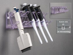Poltex Wall Pipette Rack Mounts for 4 Pipettes, 2 Multichannel Wall Pipette