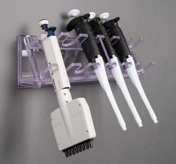 Poltex Wall Pipette Rack Mounts for 4 Pipettes, 2 Multichannel Wall Pipette