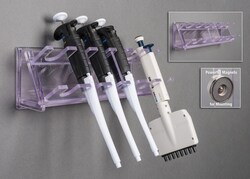 Poltex Wall Pipette Rack Mounts for 5 Pipettes, 1 Multichannel Wall Pipette